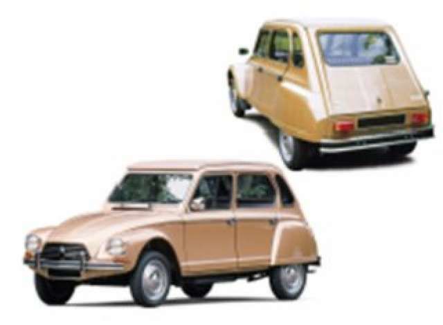 1978 Citroen Dyane, opale beige metallic