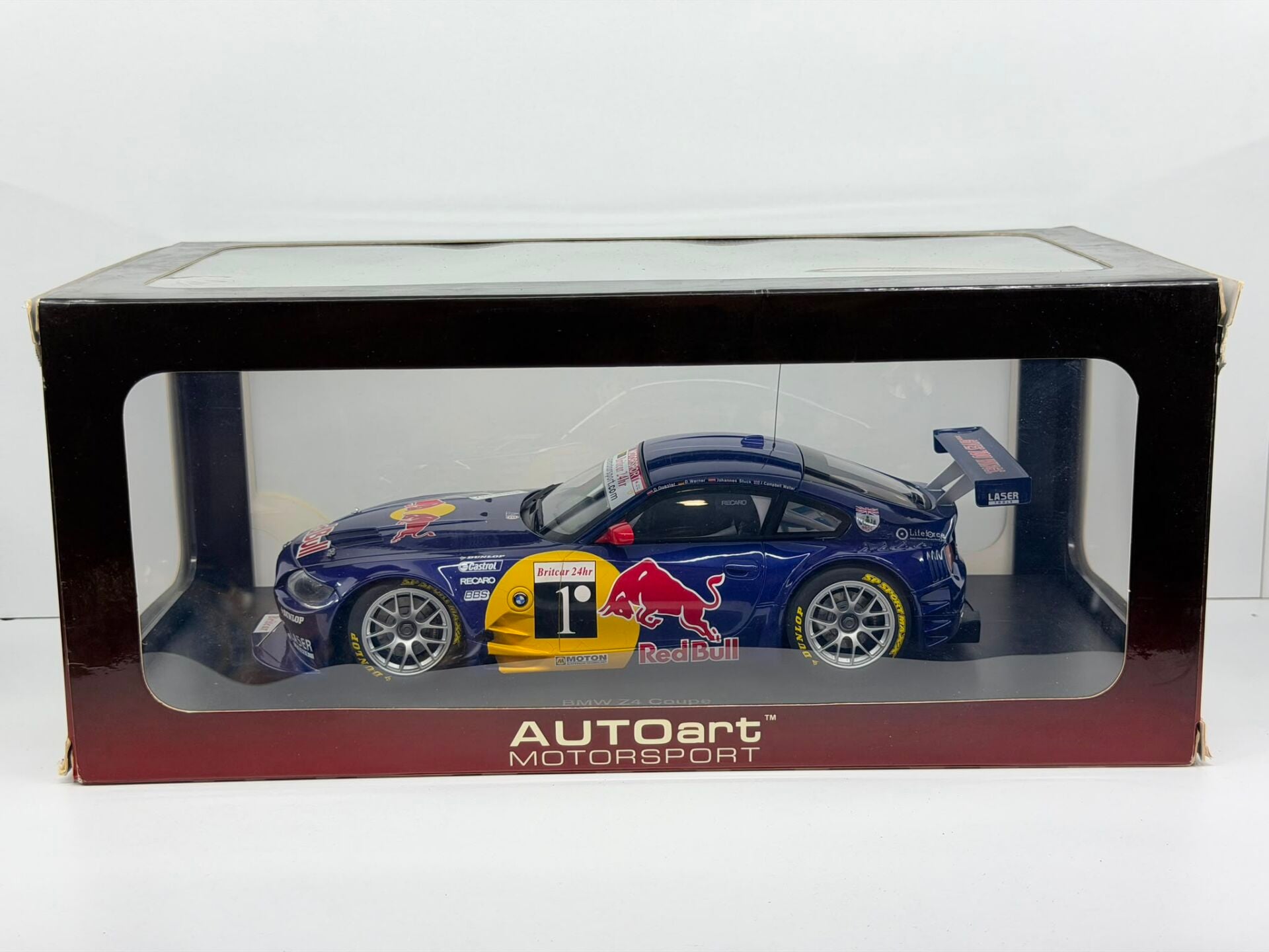 1/18 AUTOART - BMW - Z4 COUPE N 1 SILVERSTONE 2007 J.CAMPBELL WALTER - J.STUCK - D.WERNER - D.QUESTER