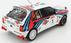 KYOSHO - LANCIA - DELTA HF INTEGRALE TEAM MARTINI RACING (night version) N 5 WINNER RALLY SANREMO 1992 A.AGHINI - S.FARNOCCHIA