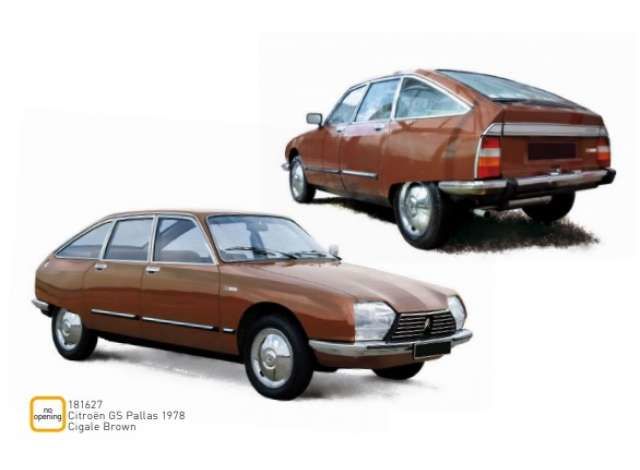 1978 Citroën GS Pallas, cigale brown