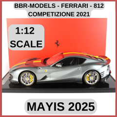 BBR-MODELS - FERRARI - 812 COMPETIZIONE 2021 - CON VETRINA - WITH SHOWCASE
