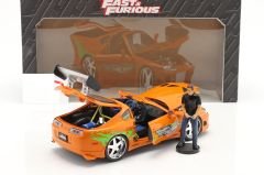 JADA - TOYOTA - SUPRA MKIV 1995 - PAUL WALKER - WITH BRIAN O'CONNER FIGURE - FAST & FURIOUS 1 2001