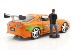 JADA - TOYOTA - SUPRA MKIV 1995 - PAUL WALKER - WITH BRIAN O'CONNER FIGURE - FAST & FURIOUS 1 2001