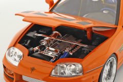 JADA - TOYOTA - SUPRA MKIV 1995 - PAUL WALKER - WITH BRIAN O'CONNER FIGURE - FAST & FURIOUS 1 2001