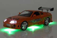 JADA - TOYOTA - SUPRA MKIV 1995 - PAUL WALKER - WITH BRIAN O'CONNER FIGURE - FAST & FURIOUS 1 2001