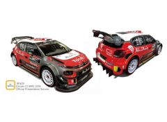 2018 Citroën C3 WRC Officiel Presentation version, red/white/black