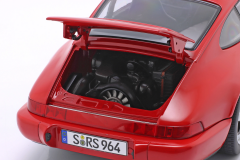 1/12 KK SCALE Porsche 911 (964) RS Year 1992 red / Cup Rims - KKDC120242C