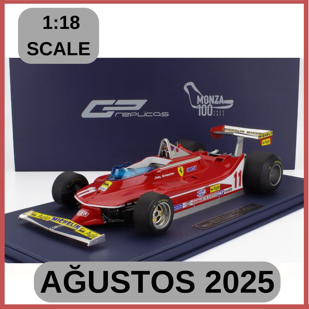 GP-REPLICAS - FERRARI - F1 312T4 N 11 WORLD CHAMPION WINNER MONZA ITALY GP 1979 JODY SCHECKTER