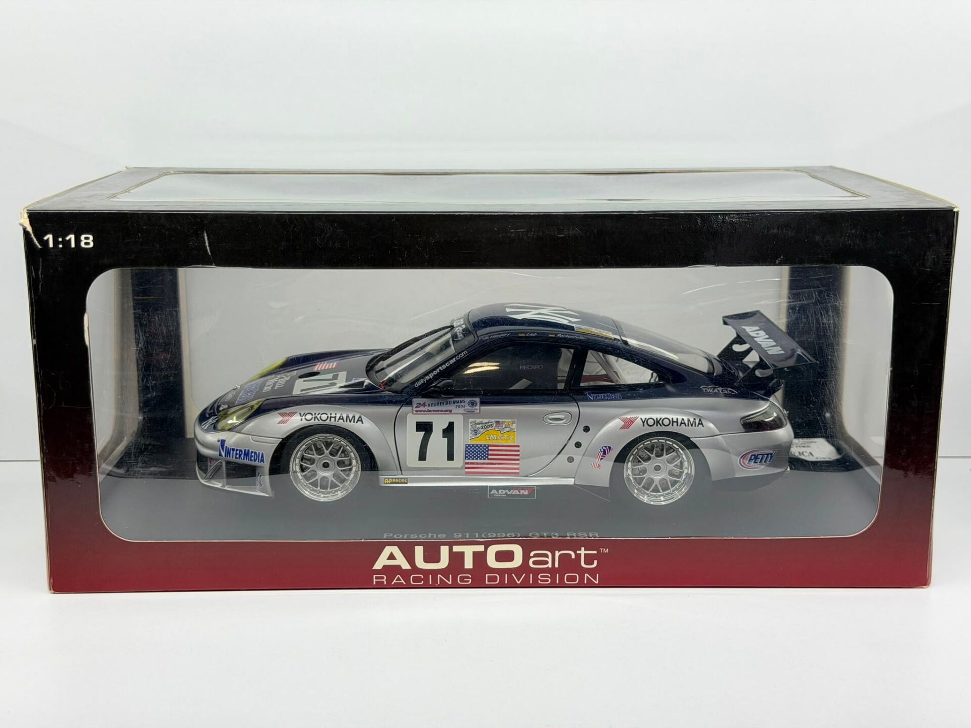 AUTOART PORSCHE 996 GT3RSR N71 2005 ALEX JOB