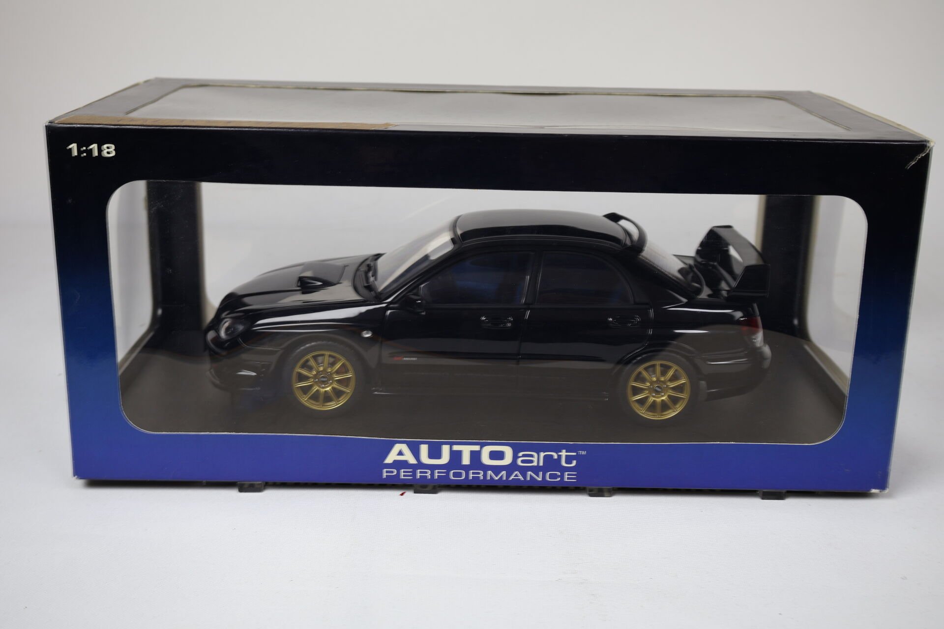 1/18 AUTOART Subaru Impreza WRX STI Hawk Eye Black - 78683