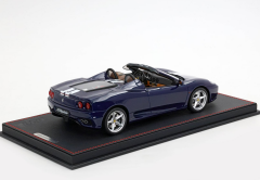 1/18 BBR Ferrari 360 Modena Spider automatic gear Blu Le Mans - Beige - white stripes - P18232D