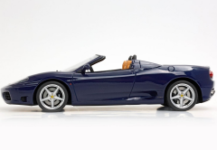 1/18 BBR Ferrari 360 Modena Spider automatic gear Blu Le Mans - Beige - white stripes - P18232D