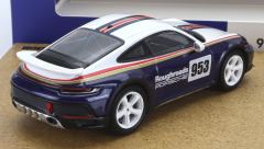 SPARK-MODEL - PORSCHE - SET 2X 911 953 ROTHMANS N 176 WINNER RALLY DAKAR 1984 RENE METGE - DOMINIQUE LEMOYNE + 911 992 N 953 ROUGHROADS RALLY DAKAR 2023