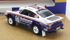 SPARK-MODEL - PORSCHE - SET 2X 911 953 ROTHMANS N 176 WINNER RALLY DAKAR 1984 RENE METGE - DOMINIQUE LEMOYNE + 911 992 N 953 ROUGHROADS RALLY DAKAR 2023
