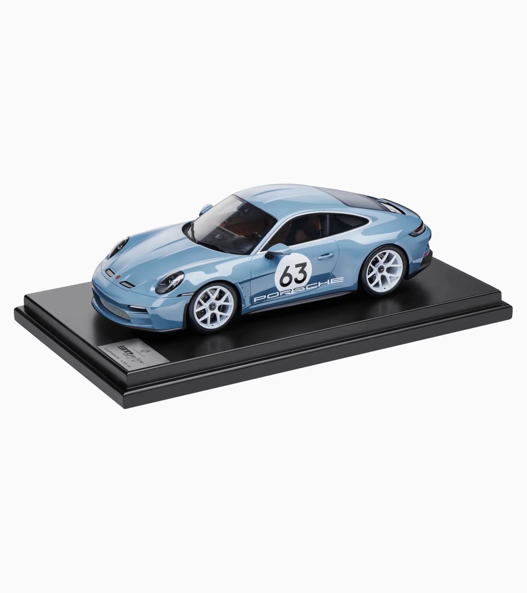 1/12 SPARK Porsche 911 (992) S/T Heritage Design #63 shoreblue metallic