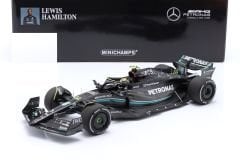 MINICHAMPS - MERCEDES GP - F1 W14 TEAM MERCEDES-AMG PETRONAS FORMULA ONE N 44 SEASON 2023 LEWIS HAMILTON
