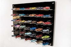 Atlantic 40115, 42 Adet 1/64 Ölçek Model Araba İçin Sergileme Ünitesi -Çarpaz Duruş-
