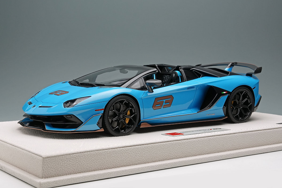 1/18 Make UP/EIDOLON Lamborghini Aventador SVJ 63 Roadster 2019 Cepheus Blue