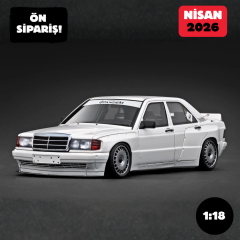 Ön Sipariş - 1/18 IGNITION MODELS - MERCEDES PANDEM 190 WHITE