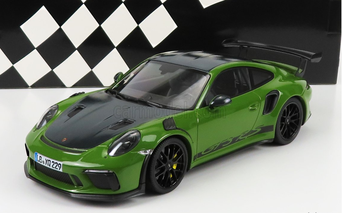 1/18 MINICHAMPS - PORSCHE 911 991-2 GT2 RS COUPE WEISSACH PACKAGE 2019 - BLACK RIMS