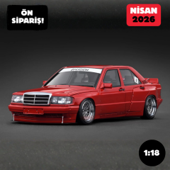 Ön Sipariş - 1/18 IGNITION Mercedes PANDEM 190 Red