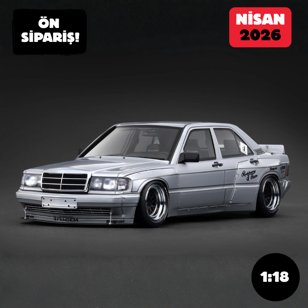 Ön Sipariş - 1/18 IGNITION Mercedes PANDEM 190 Silver