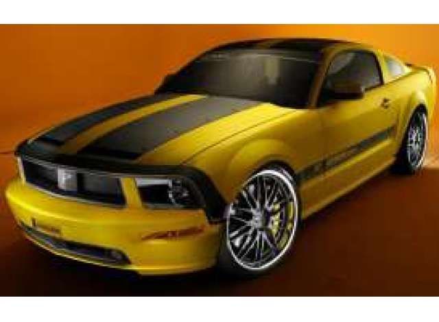 2007 Ford Mustang Cesam by Parotech, yellow