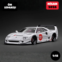 Ön Sipariş - 1/18 Ignition LB-WORKS 40 White Ferrari F40 - IG3752