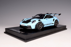 1/18 Timothy & Pierre Porsche 911 992 GT3 RS Weissach Package Gulf Blue - TP1809GB
