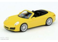 Porsche 911 Carrera 4S Cabrio, yellow