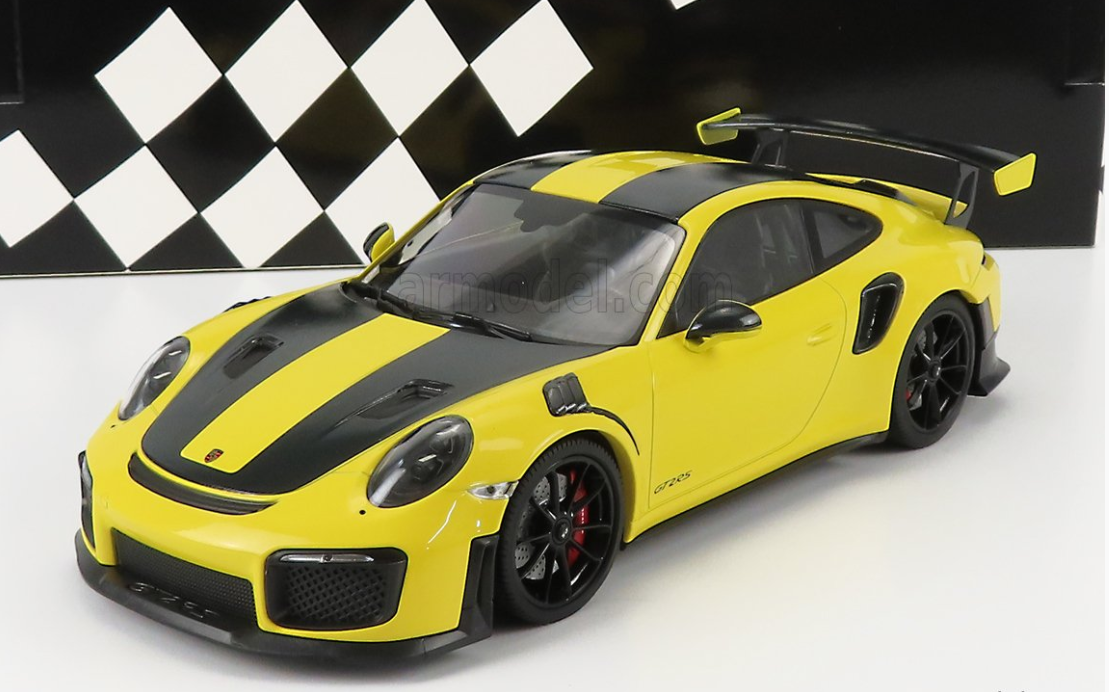 1/18 MINICHAMPS - PORSCHE 911 991-2 GT2 RS COUPE WEISSACH PACKAGE 2019 - BLACK WHEELS