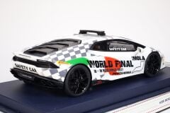 1/18 LOOKSMART - LAMBORGHINI - HURACAN LP610-4 SAFETY CAR IMOLA WORLD FINAL 2017 - CON VETRINA - WITH SHOWCASE