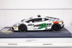 1/18 LOOKSMART - LAMBORGHINI - HURACAN LP610-4 SAFETY CAR IMOLA WORLD FINAL 2017 - CON VETRINA - WITH SHOWCASE