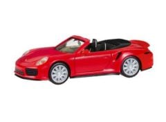1/87 Porsche 911 Turbo Cabrio, red
