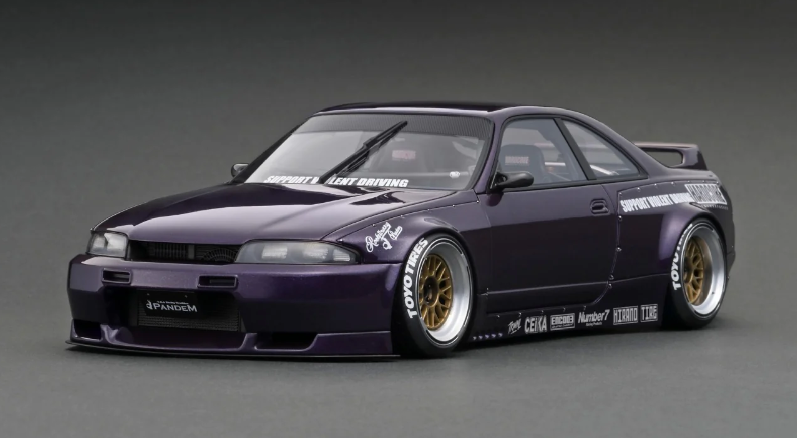 IG3032 PANDEM GT-R (BCNR33) Purple
