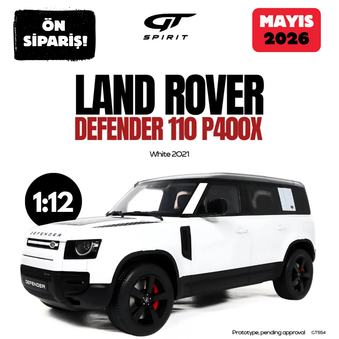 Ön Sipariş - 1/12 GT-Spirit 2021 Land Rover Defender 9110 P400X