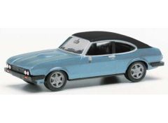 1/87 Ford Capri II + Vinyl roof, blue metallic