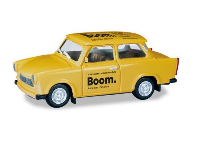 1/87 Trabant 601 S Boom. 4. Sàchsische Landesausstellung yellow