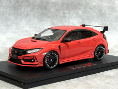 1:18 Honda Civic FK8 Mugen Type R Red - POP RACE