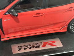 1:18 Honda Civic FK8 Mugen Type R Red - POP RACE