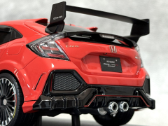 1:18 Honda Civic FK8 Mugen Type R Red - POP RACE
