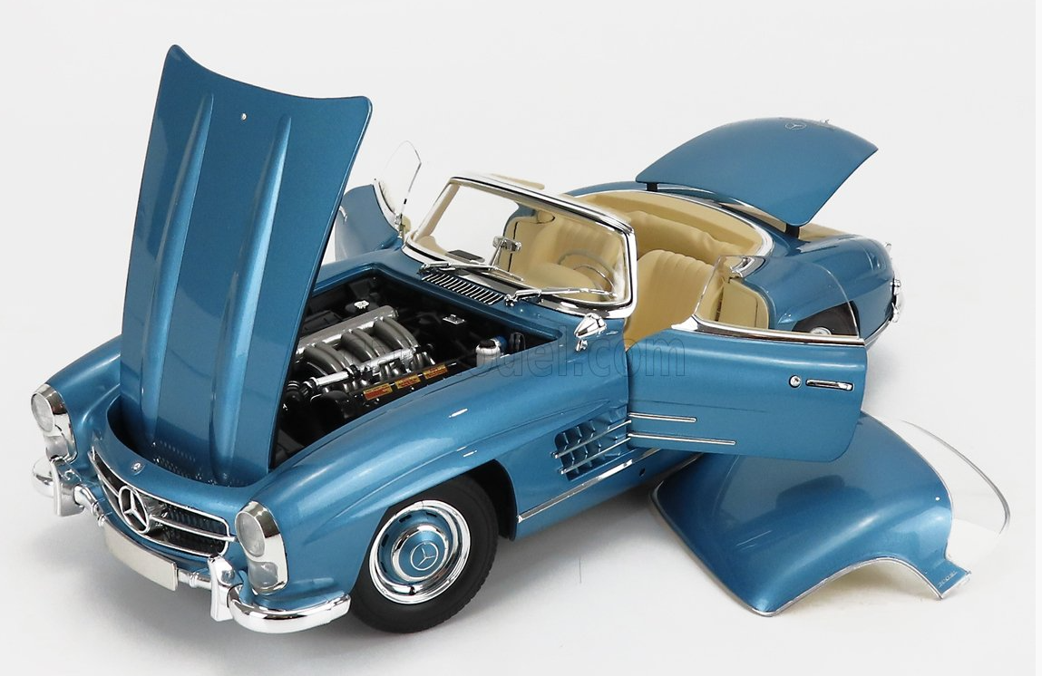 1/18 MINICHAMPS - MERCEDES BENZ - 300SL ROADSTER (W198) CABRIOLET HARD-TOP 1958