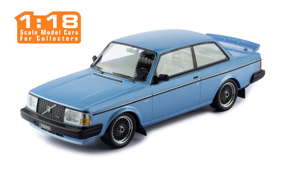 1/18 IXO VOLVO 240 Turbo ''Custom'' 1986 Mettalic Light Blue - 18CMC090.22