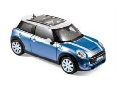 2015 Mini Cooper S, electric blue metallic/white