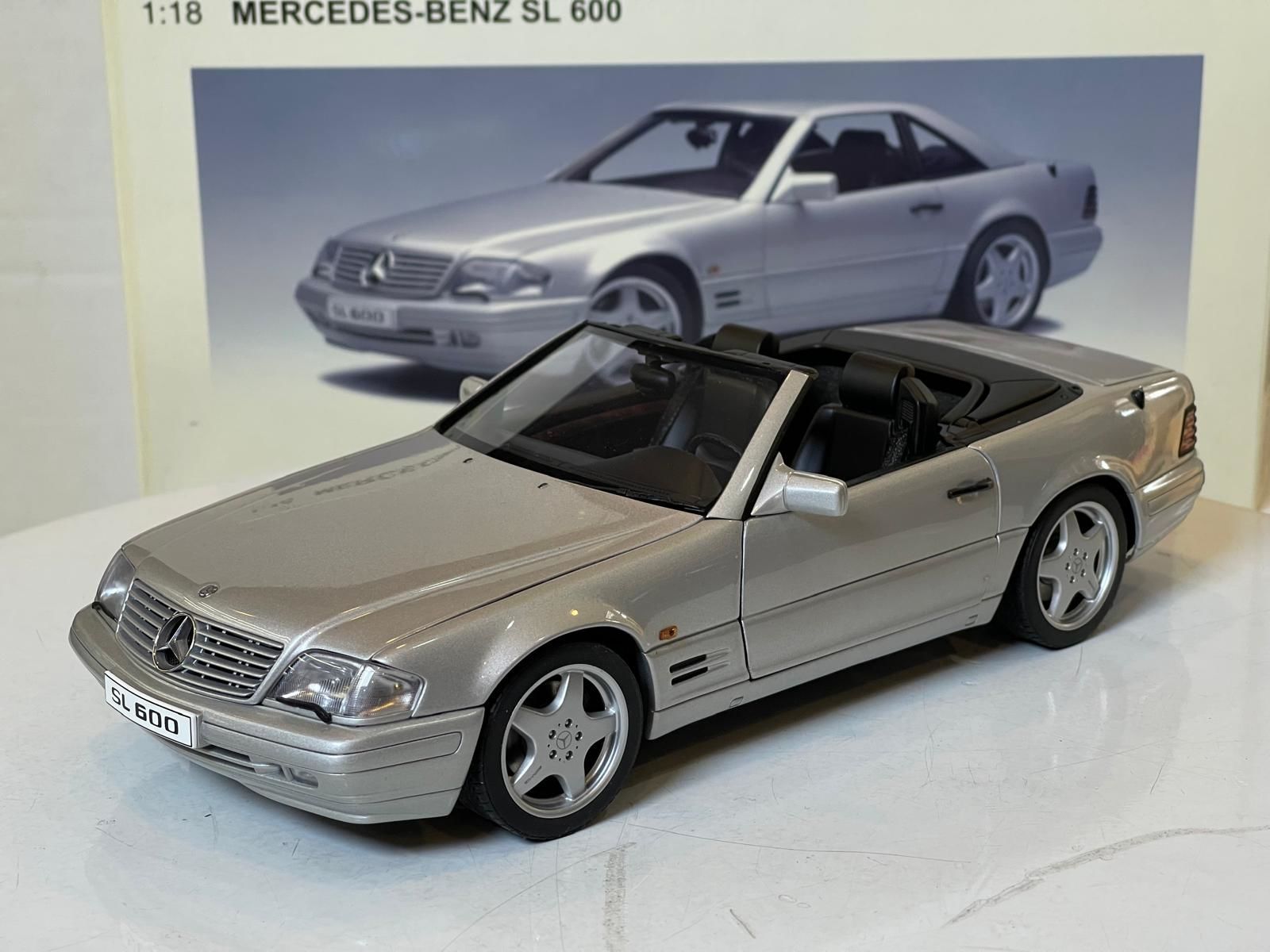 AUTOART - MERCEDES BENZ - S-CLASS SL600 SPIDER HARD-TOP 1997