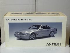 AUTOART - MERCEDES BENZ - S-CLASS SL600 SPIDER HARD-TOP 1997