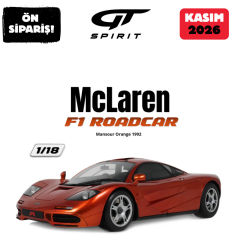 Ön Sipariş - 1/18 GT SPIRIT MCLAREN F1 ROADCAR, MANSOUR ORANGE - GT977