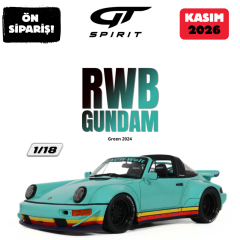 Ön Sipariş - 1/18 GT SPIRIT Porsche 911 RWB, GUNDAM GREEN - GT583