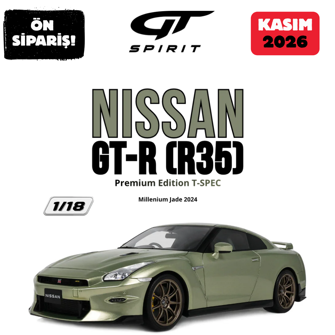 Ön Sipariş - 1/18 GT SPIRIT NISSAN GT-R (R35) PREMIUM EDITION T-SPEC, MILLENNIUM JADE - GT974