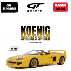 Ön Sipariş - 1/18 GT SPIRIT KOENIG SPECIALS SPIDER, GIALLO MODENA Yellow - GT581